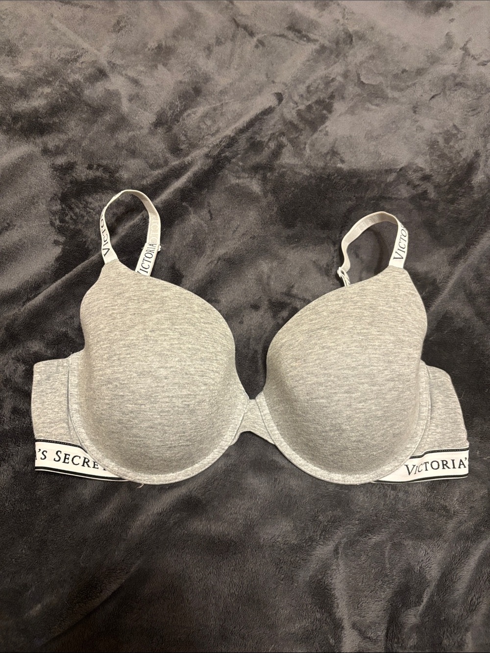 Victoria's Secret Grey Light Heather T-Shirt Bra